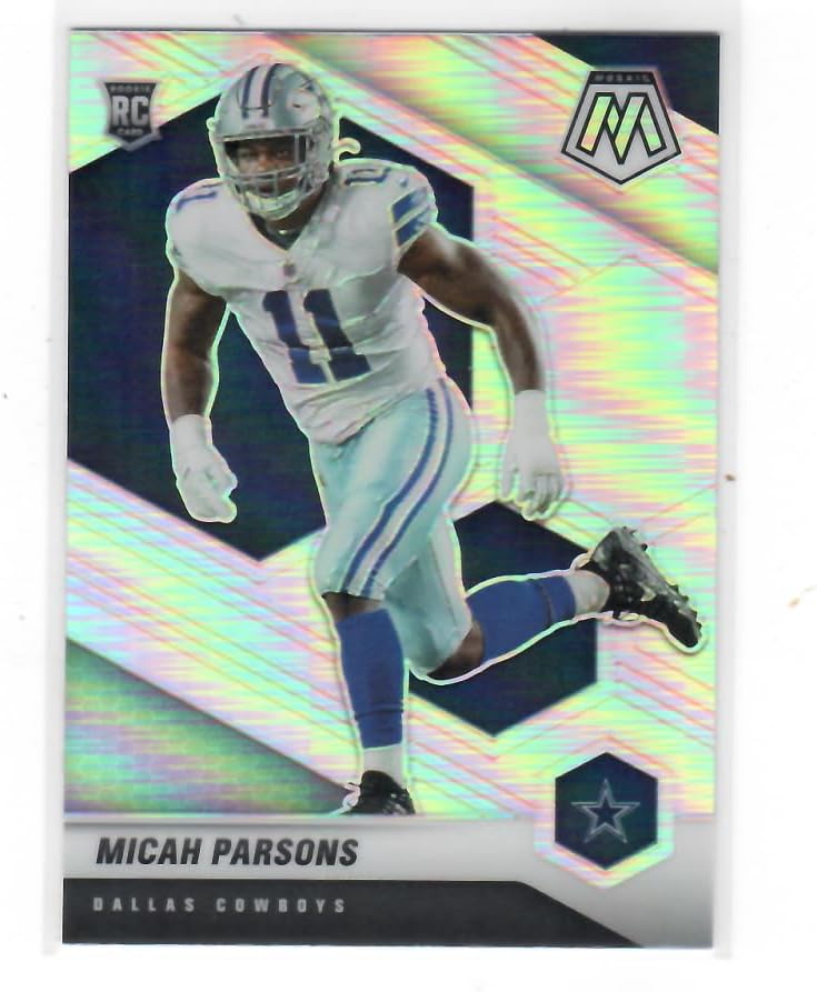 2021 Panini Mosaic Silver #362 Micah Parsons RC - Rookie Card Dallas Cowboys Football NM-MT