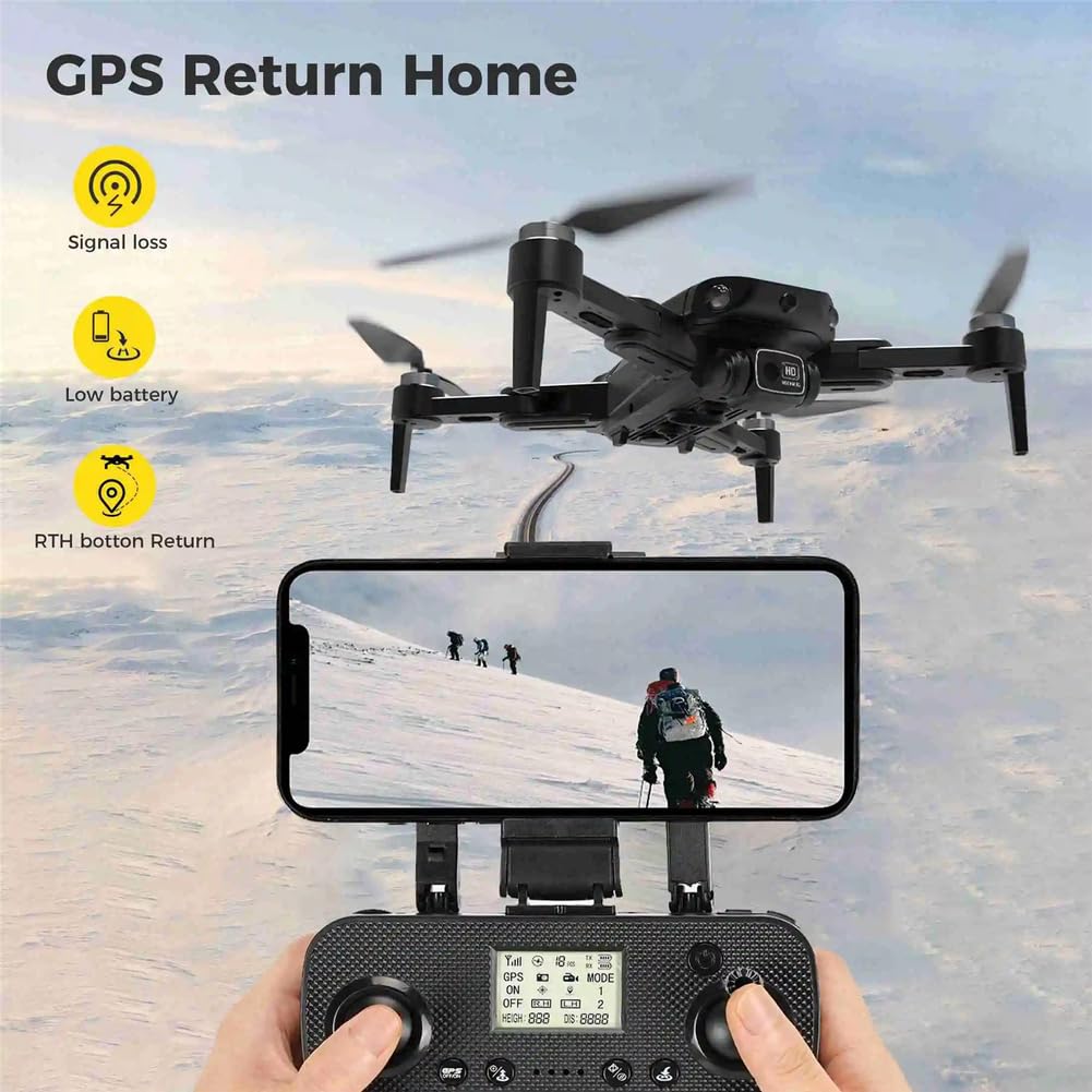 Nowy rc drone silnik bezszczotkowy długi czas lotu gps drone quadcopter kontroler zdalne sterowanie dron prezenty dla miłośników przyrody