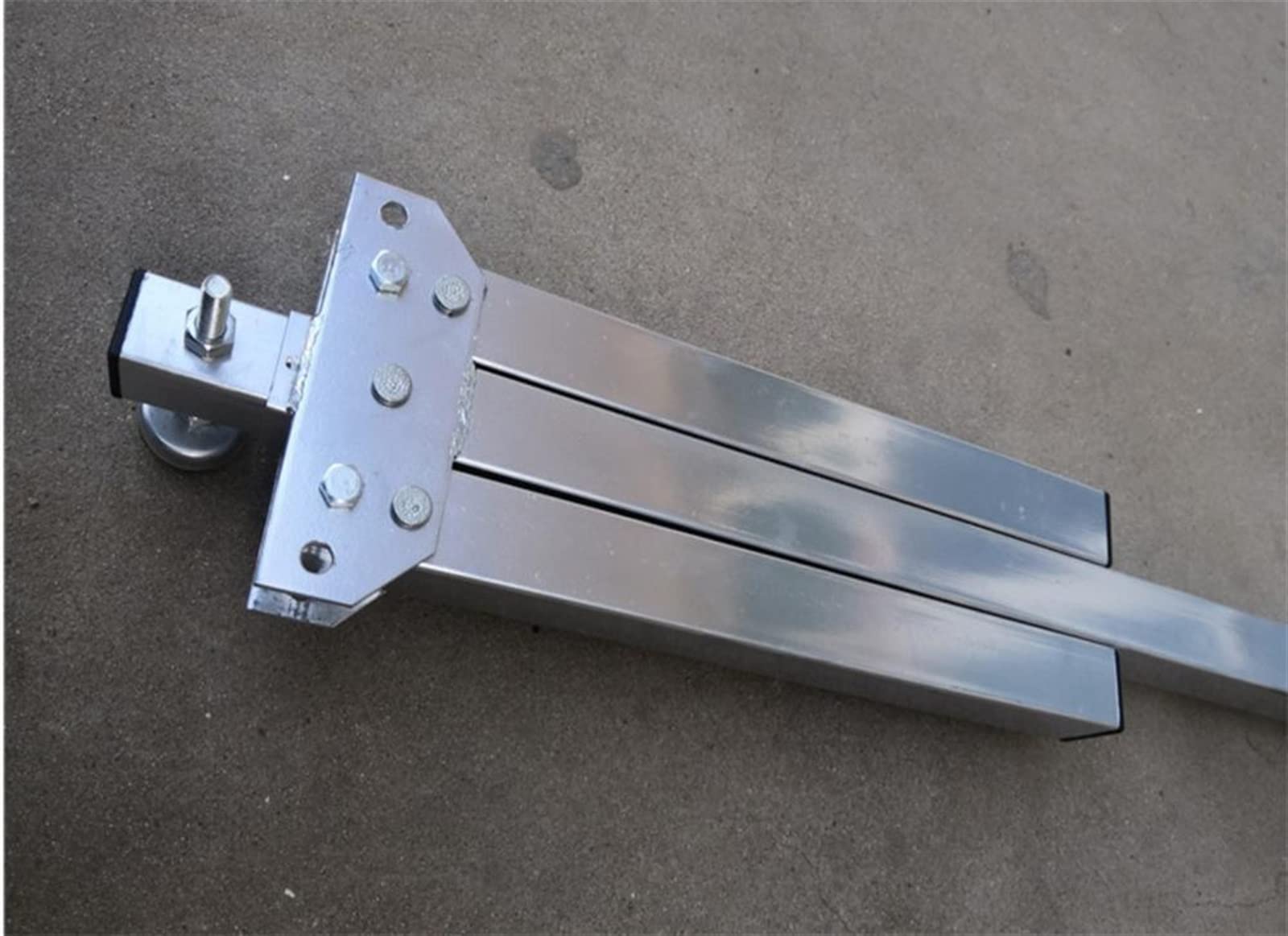 Sollevatore manuale galvanizzato da 15 m, robusto, pieghevole, per uso esterno, meccanismo autobloccante, perfetto per condizionatori d'aria installat e sollevamento pesante