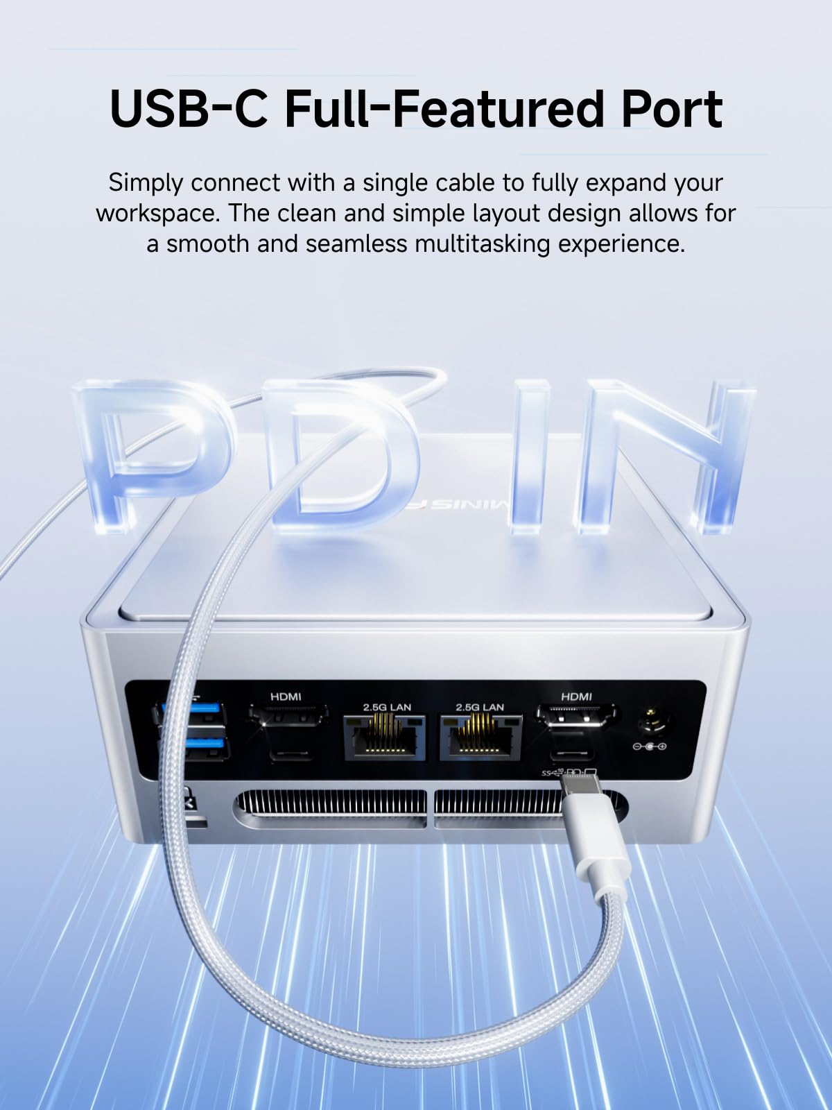 MINISFORUM NAB9S Mini PC con Intel Core i9-13900HK, 16 GB RAM, 500 GB SSD