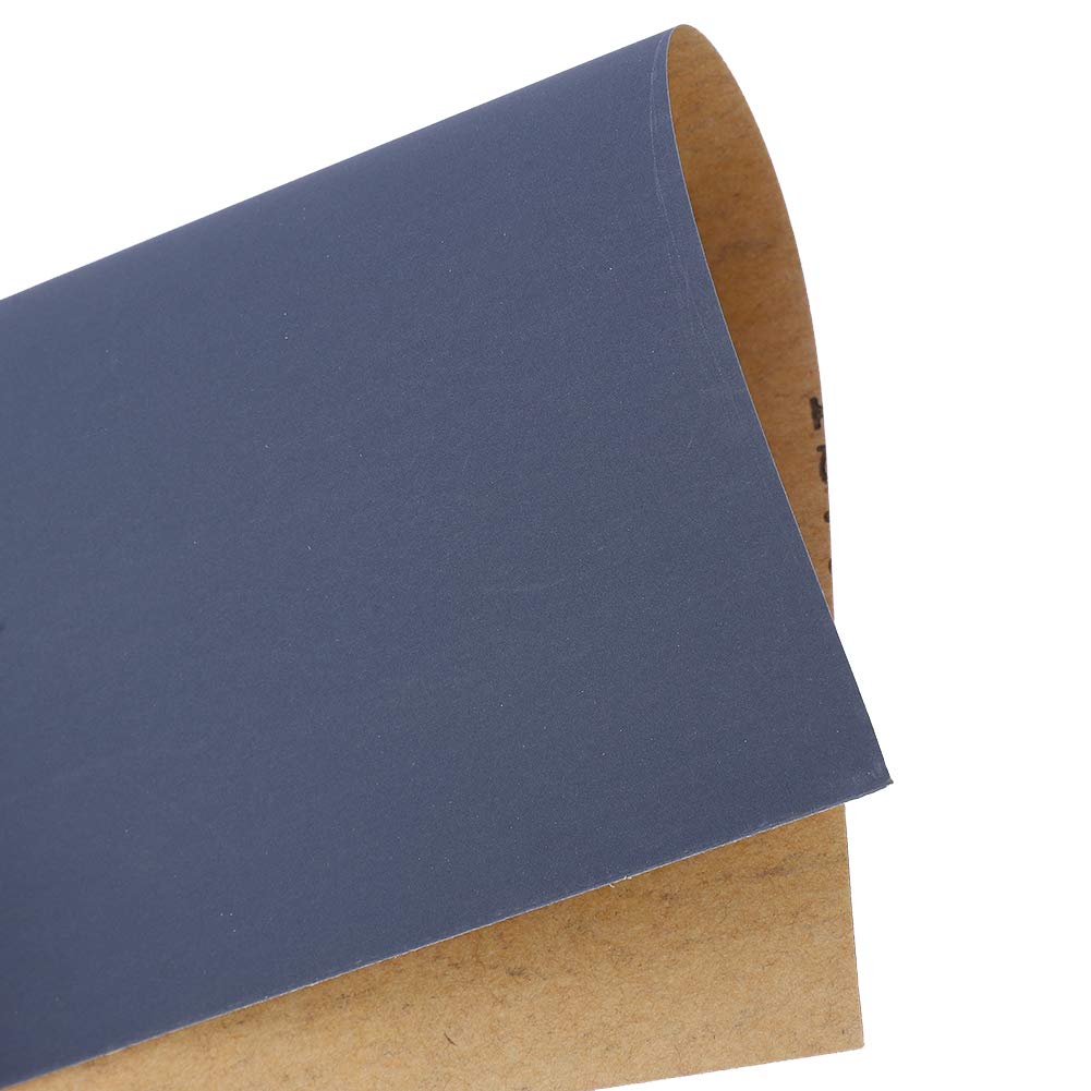 100 pezzi di carta vetrata professionale marrone resistente, grana P1500, per legno, metallo, carrozzeria, carteggiatura a secco, al carburo di silicio, resistente al calor