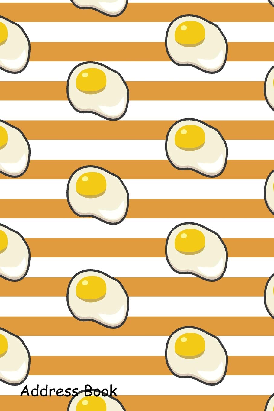 Address Book: For Contacts, Addresses, Phone, Email, Note,Emergency Contacts,Alphabetical Index With Seamless Egg Pattern