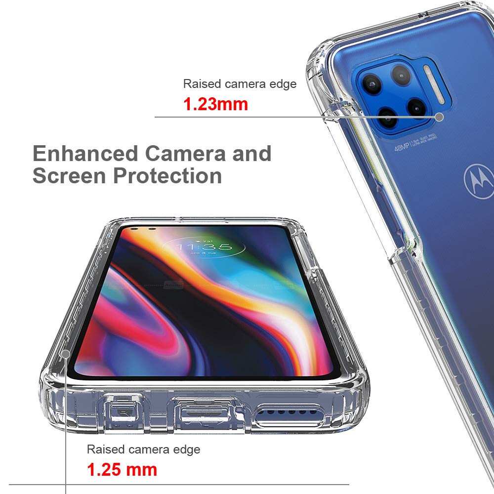 Custodia in TPU Antiurto per Motorola Moto G75 - Trasparente