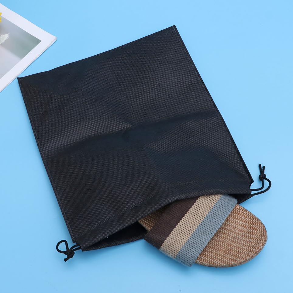 8 Pack Non Woven Drawstring Shoe Bags for Travel Storage