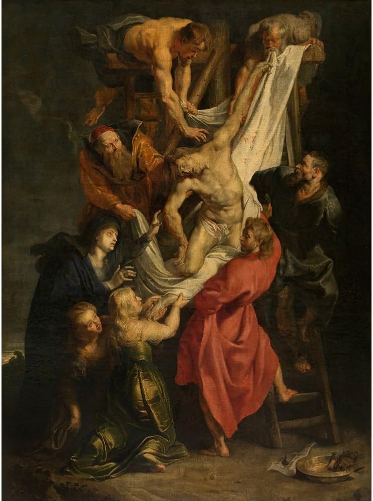 ArtDirect Descent from the Cross Unframed Art Print Giclee Poster by Rubens, Peter Paul - Ready for Framing with Customization Sizes 7x10, 10x14, 15x20, 24x32, 35x48, and 44x60 Inches