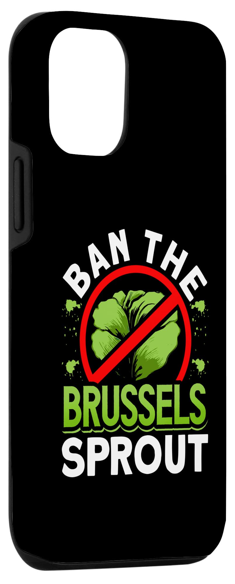 iPhone 14 Pro Funny Brussels Sprouts Haters Club - Cool Leafy Vegetables Case - Image 3