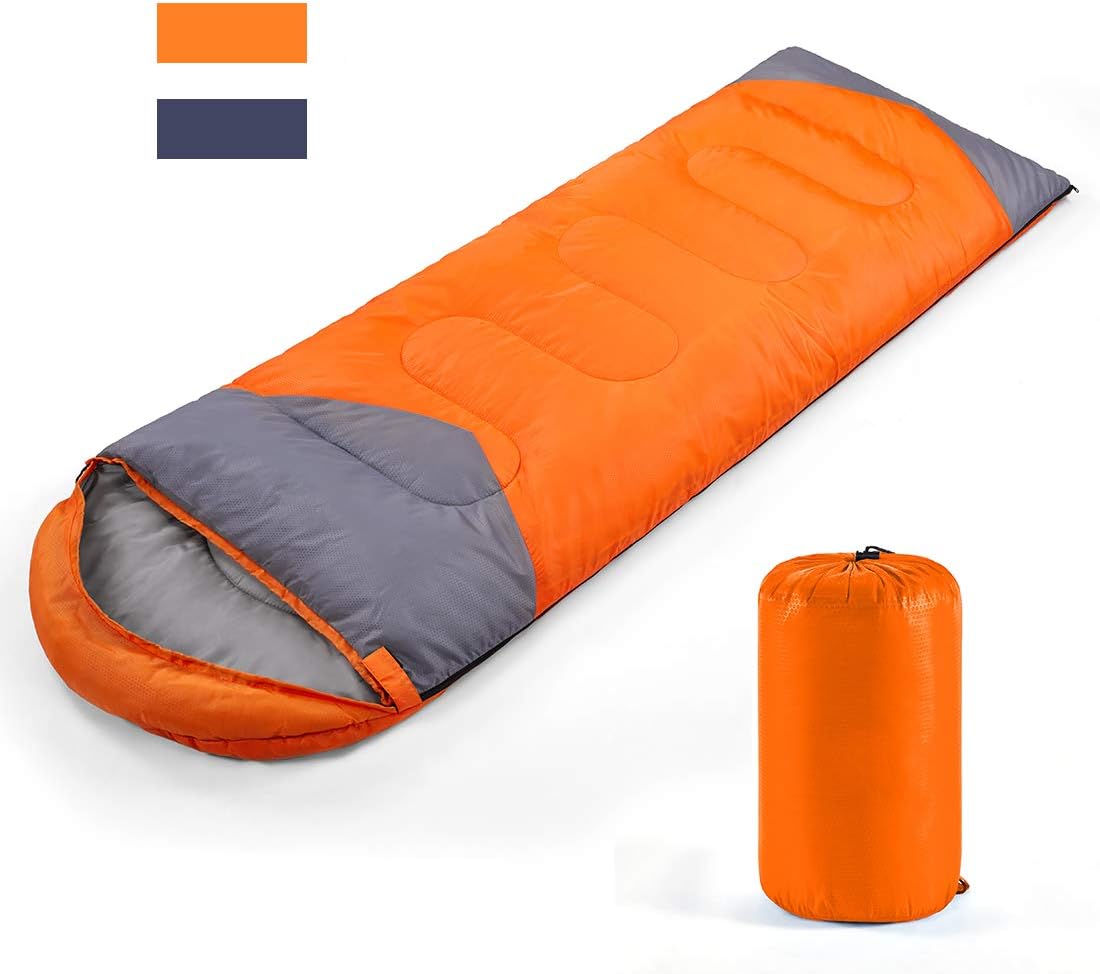 YOUMAKO Backpacking Sleeping Bag for Adults & Kids - Lightweight, Waterproof,Comforable for 4 Season Hiking, Traveling, Camping