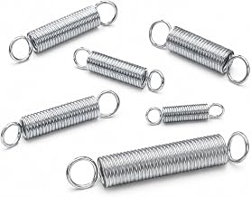 IMPRINT Extension Springs Assortment 6 Pcs, Carbon Steel | 6 Different Sizes, Home Repairs Use, DIY Projects, Strong Springs, Assorted Set