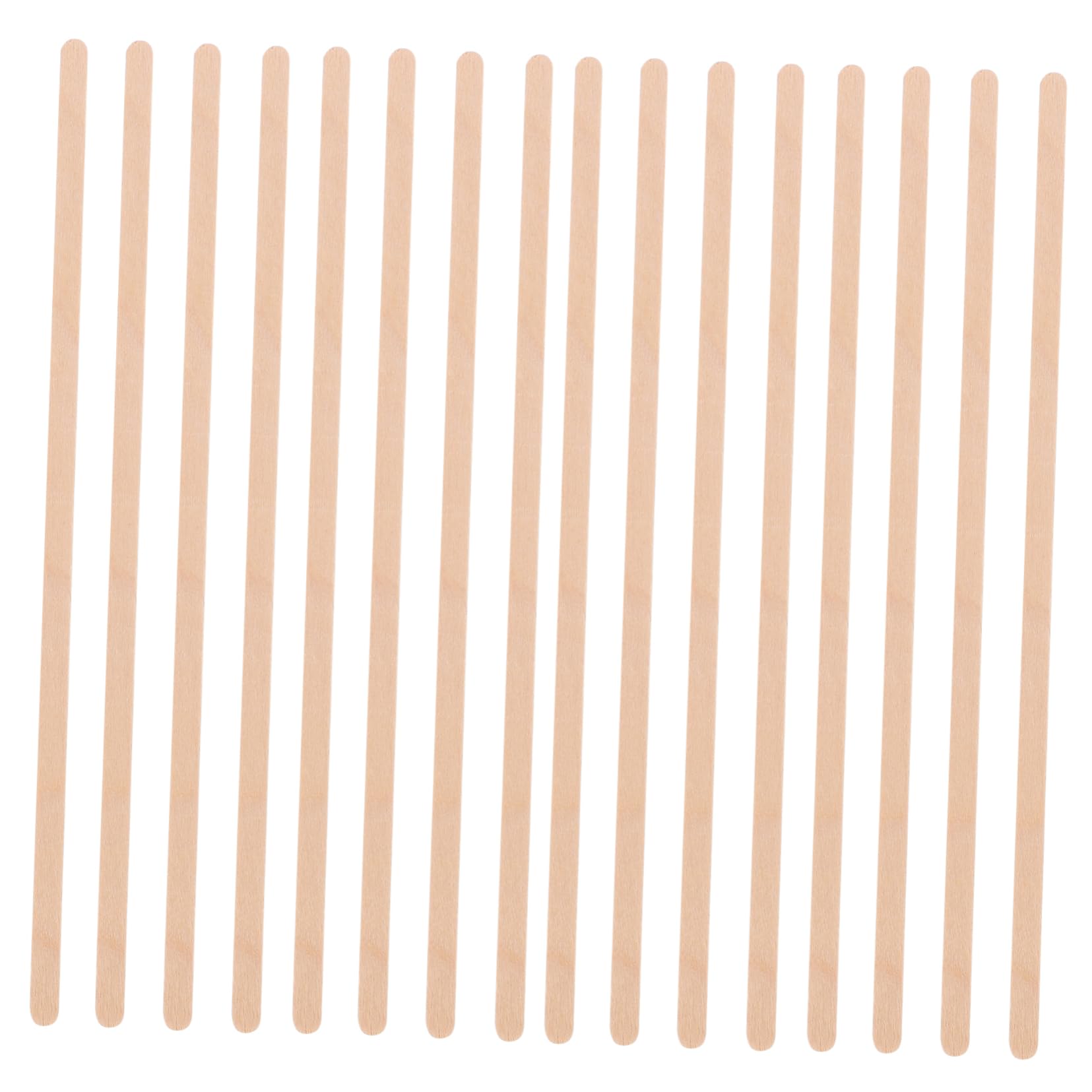 STOBAZA 150pcs Coffee Stirrer Coffee Mixer Stick Rods Coffee Stick Mixing Long Stirrers Sticks and Party Drinks Reusable Stirrer Cocktail Stirring Glass Coffee Stirring Rod Wood re-usable