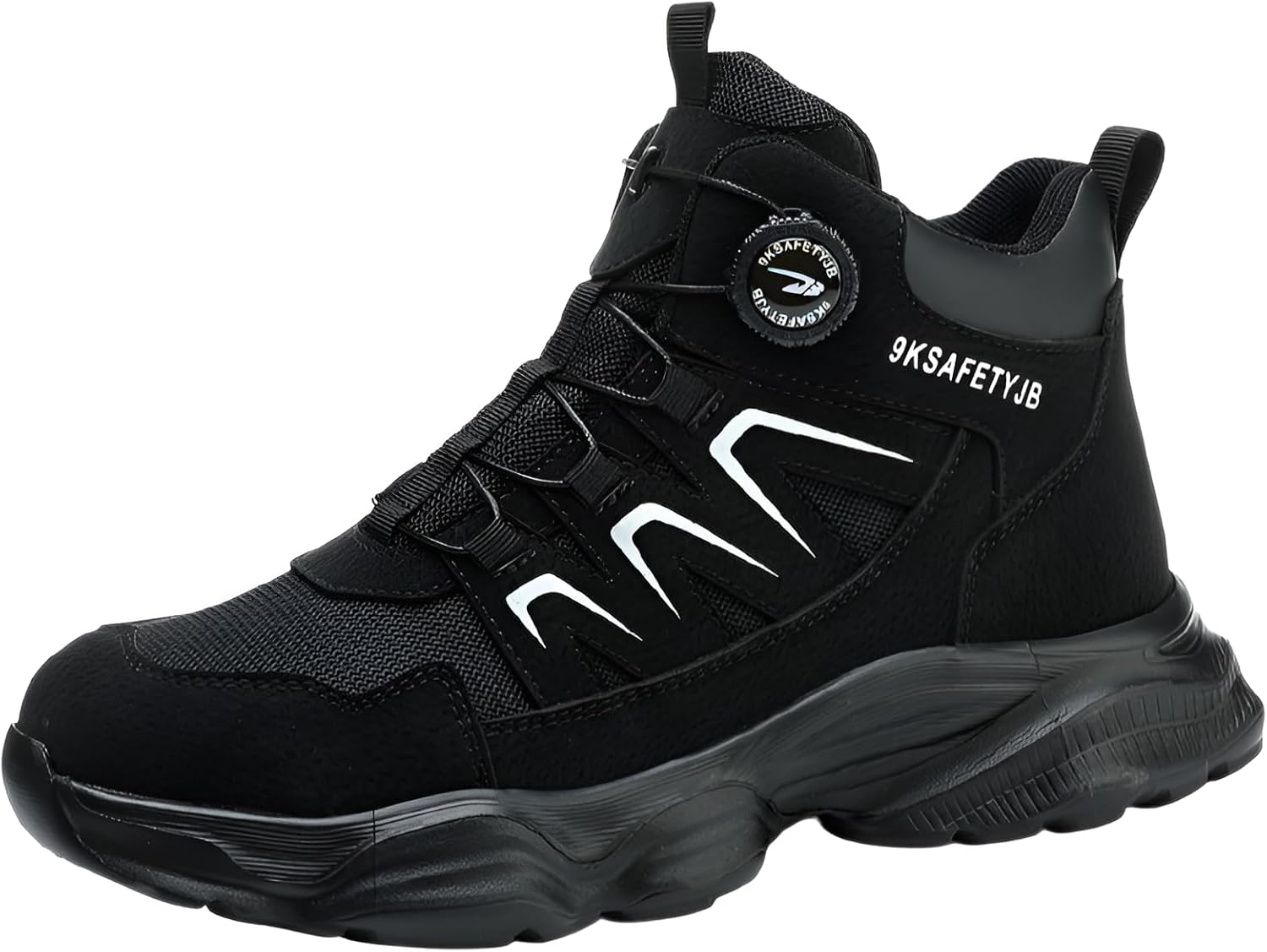 [lalarimi] 防砸安全靴 防穿刺 建築現場作業用 軽量快適 通気性 高耐久安全靴 鋼先芯 EVA底 オールシーズン対応 疲れ