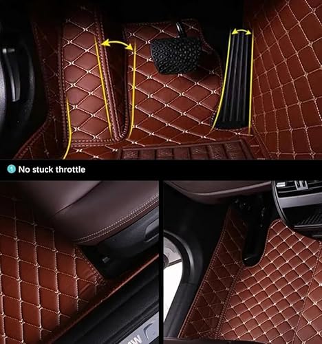 Miniatura 3 de OVINIX Alfombrillas personalizadas para el 99.9% de los sedán, SUV, deportes, todo tipo de clima, almohadillas de cuero, cobertura completa, forros