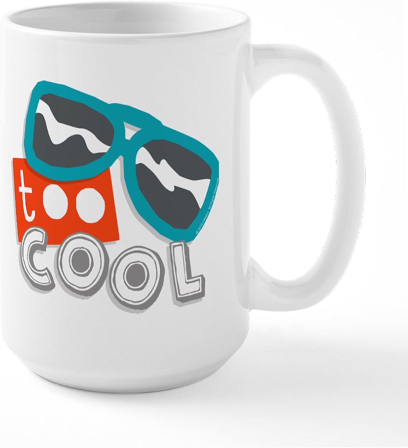 CafePress Mr. Potato Head Too Cool 15 Oz Ceramic Large Mug 15 oz (444 ml) Ceramic Coffee Mug