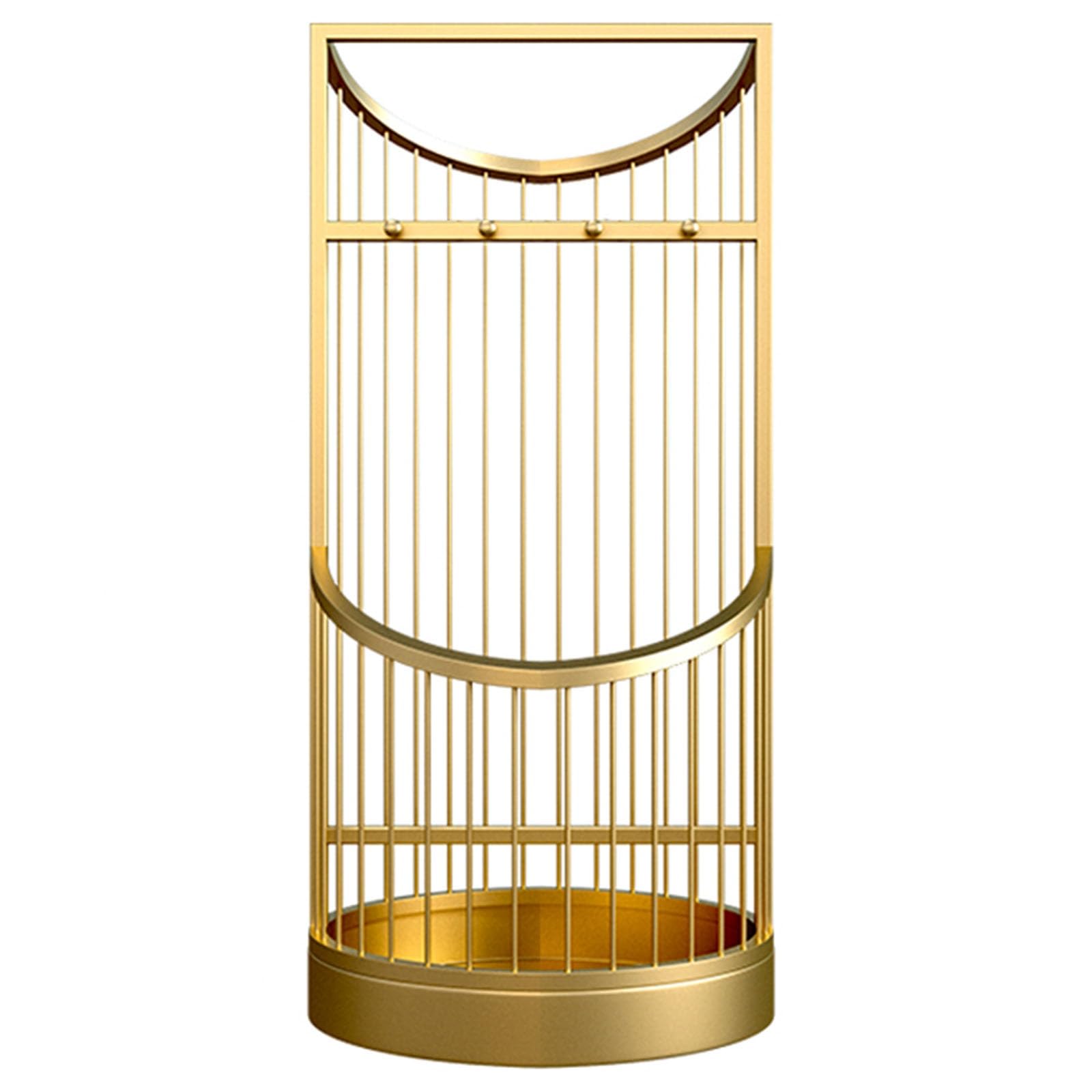 GYRAZXS Freestanding Umbrella Holder with Drain Tray, Space-Saving Organizer for Home Entrance Decor