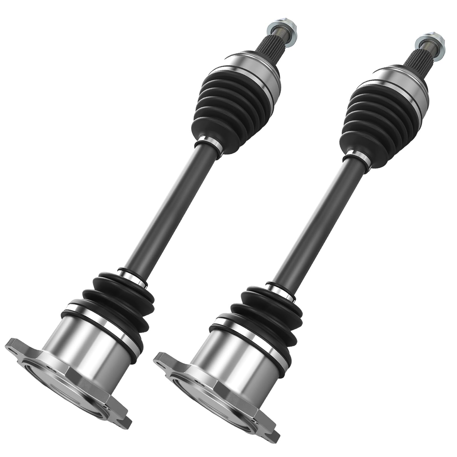 2 PCS 661430 Front CV Axle Shafts Assembly Compatible with 4WD 07-13 Chevy Silverado 1500 Suburban 1500 Avalanche, with 07-18 Chevy Tahoe GMC Sierra 1500 Yukon XL Cadillac Escalade ESV, NCV10143