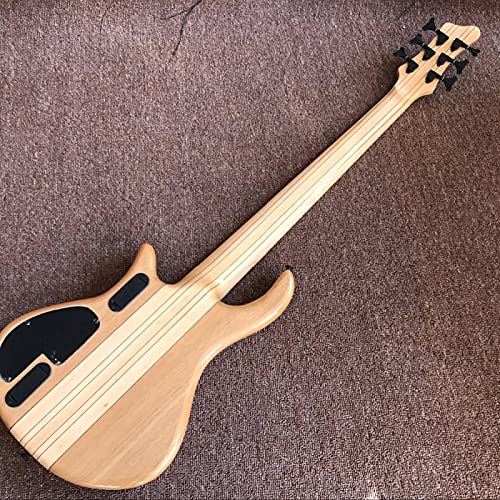 KEPOHK Guitare basse électrique à 4 cordes à la main, touche en érable couleur bleue Tiger Flame Top Bass Gitaar - Les Beatles, Paul McCartney, John Lennon, RIngo Starr, George Harrison KEPOHK Guitare basse électrique à 4 cordes à la main, touche en érable couleur bleue Tiger Flame Top Bass Gitaar – Image 7