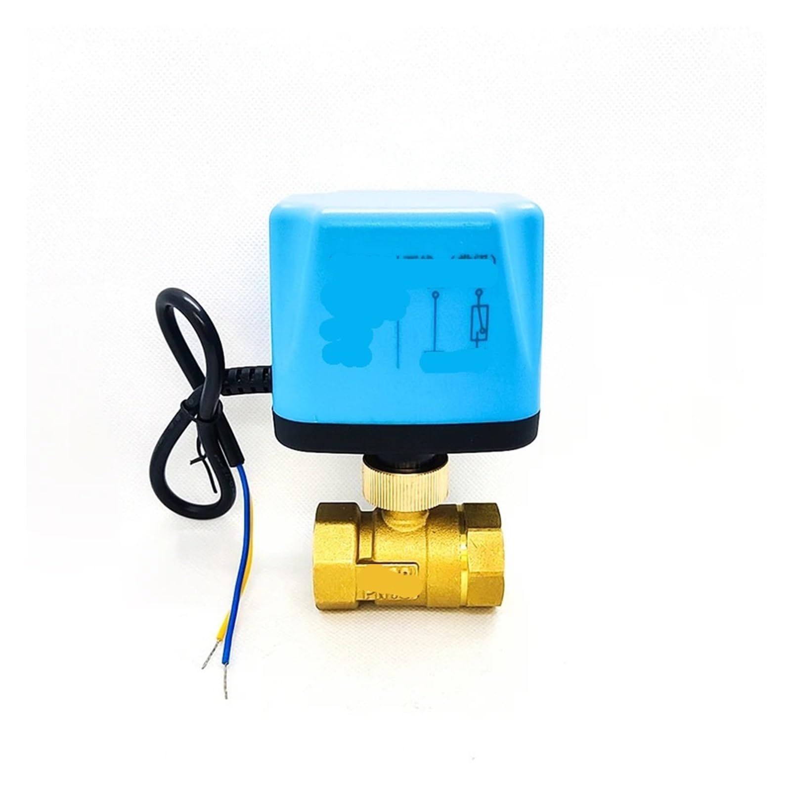 VSPPJYFG 3/4"" brass electric ball valve two lines two normally closed normally open 220V 24V 12V switch valve water valve(220vac-normal Closed)