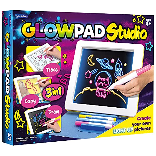John Adams Glowpad 3-in-1 Studio: Create Your Own Light Up Pictures Arts and Crafts Ages 4+