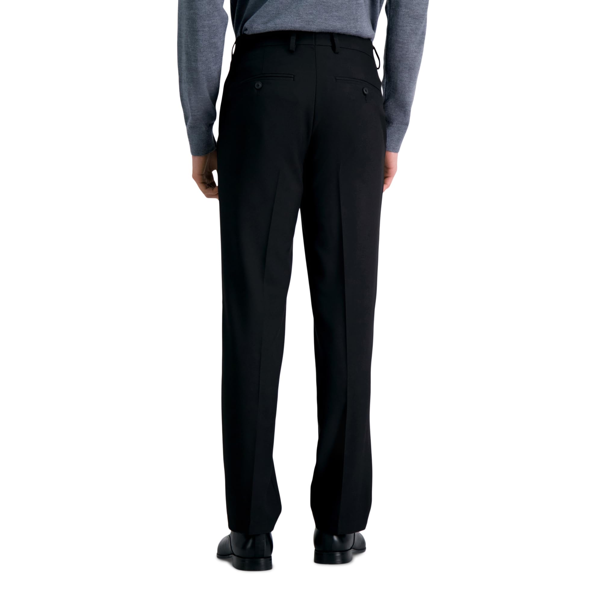Haggar Premium Comfort Dress Pant-Straight Fit Flat Front (Regular And Big & Tall Sizes) Pantaloni Eleganti Uomo