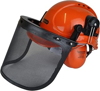 RocwooD Chainsaw/Brushcutter Safety Helmet c/w Chin Strap Pro