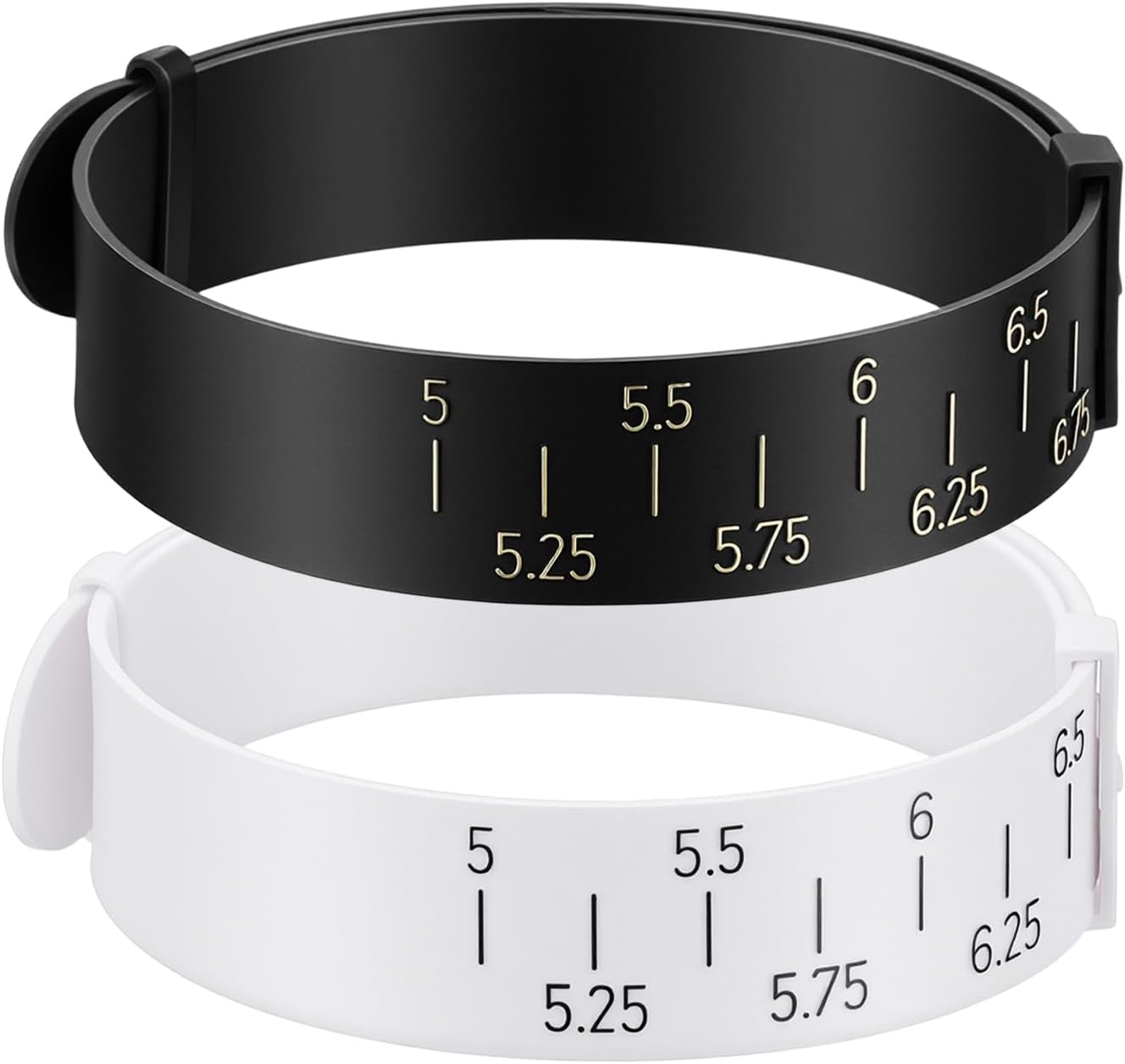 4pcs Wrist Measuring Tool Set, 5-10inch Wrist Sizer, Bangle Bracelet Sizers, Bracelet Measuring Supply, Adjustable Sizing Tool, Bangles Inches Sizer, Bracelets Size Ruler Jewelry Gauge