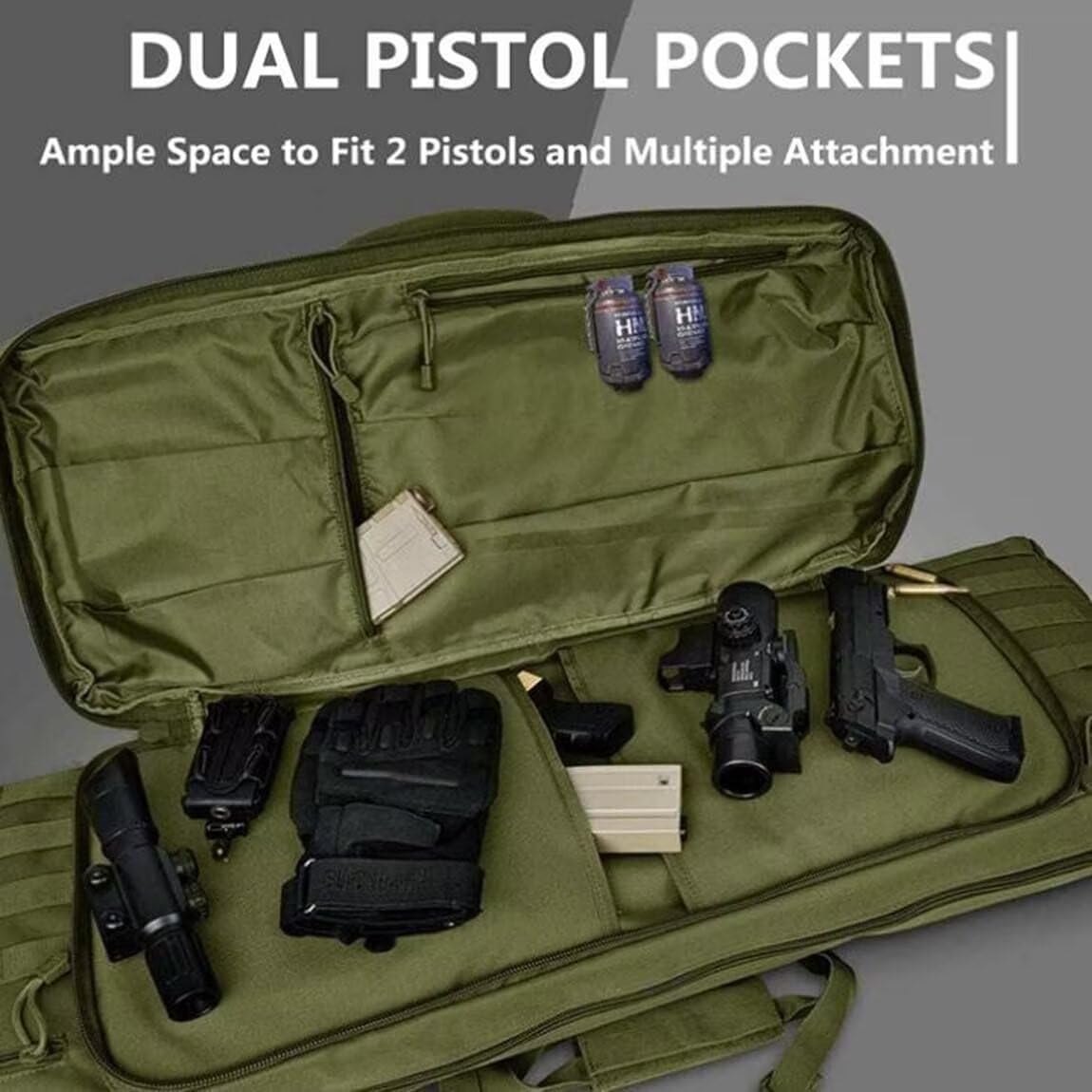 Generico Custodie Per Carabine, Fucile Di Canna Da Pesca Borsa, Adatta Alla Maggior Parte Dei Fucili, Zaino Fucile Caccia, Borsa Per Armi Portatile Per Pesca, Caccia, Tiro Sportivo