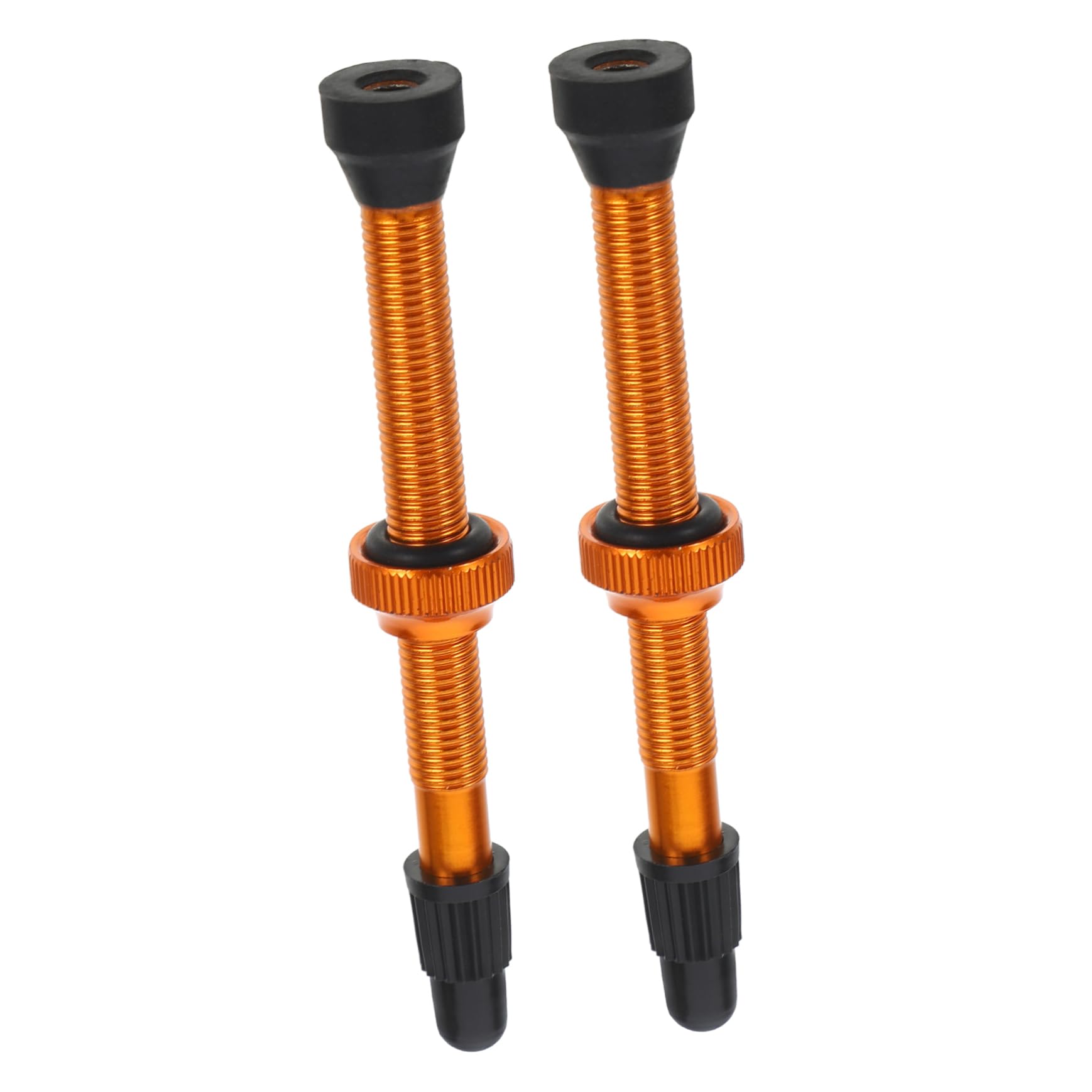 SOESFOUFU 2pcs Bike Tubeless Valves Stem French Air Valve Nozzles Durable Aluminum Bike Tubeless Necessities