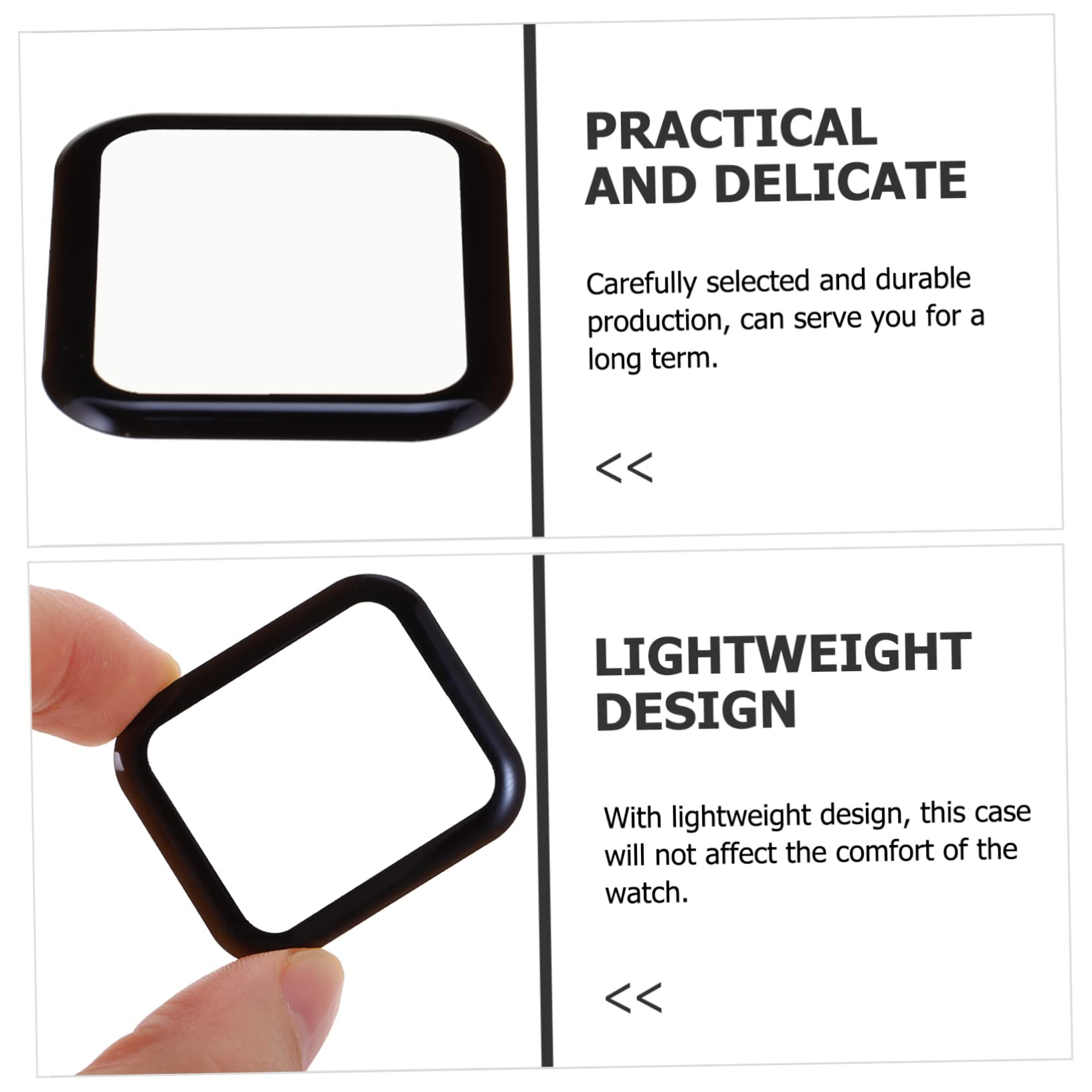 Hemobllo 10stücke Gehärtetes Displayschutz Für Watch Vollständiger Schutz Kratzfest Blasenfrei Installieren Kompatibel Mit Apple Watch Series