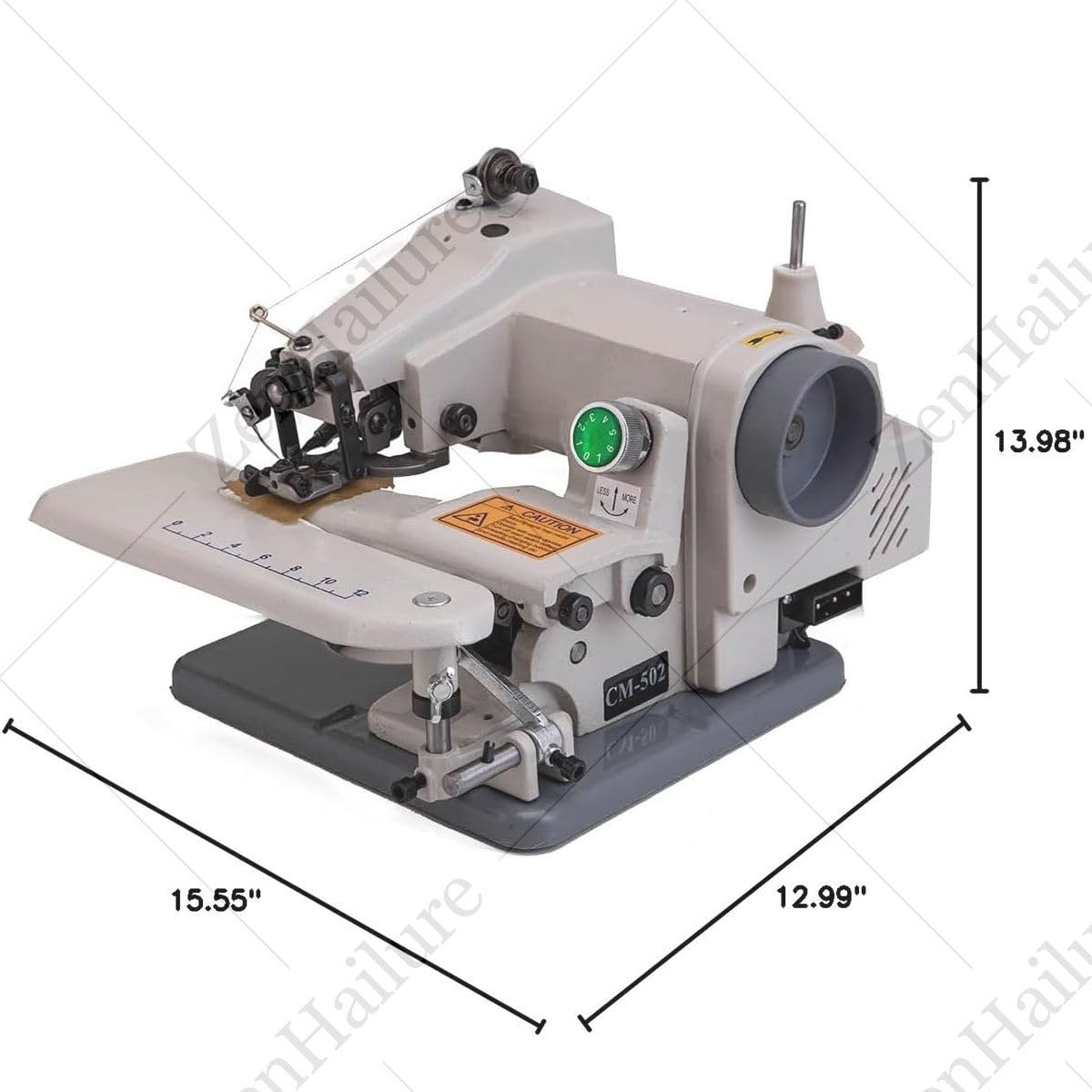 Máquina Dobladillos Puntada Invisible con 10 Agujas para Arreglos Profesionales - Máquina Coser Y Bordar Portátil para Dobladillos Pantalones con Pedal,Velocidad Máxima: 1200 RPM