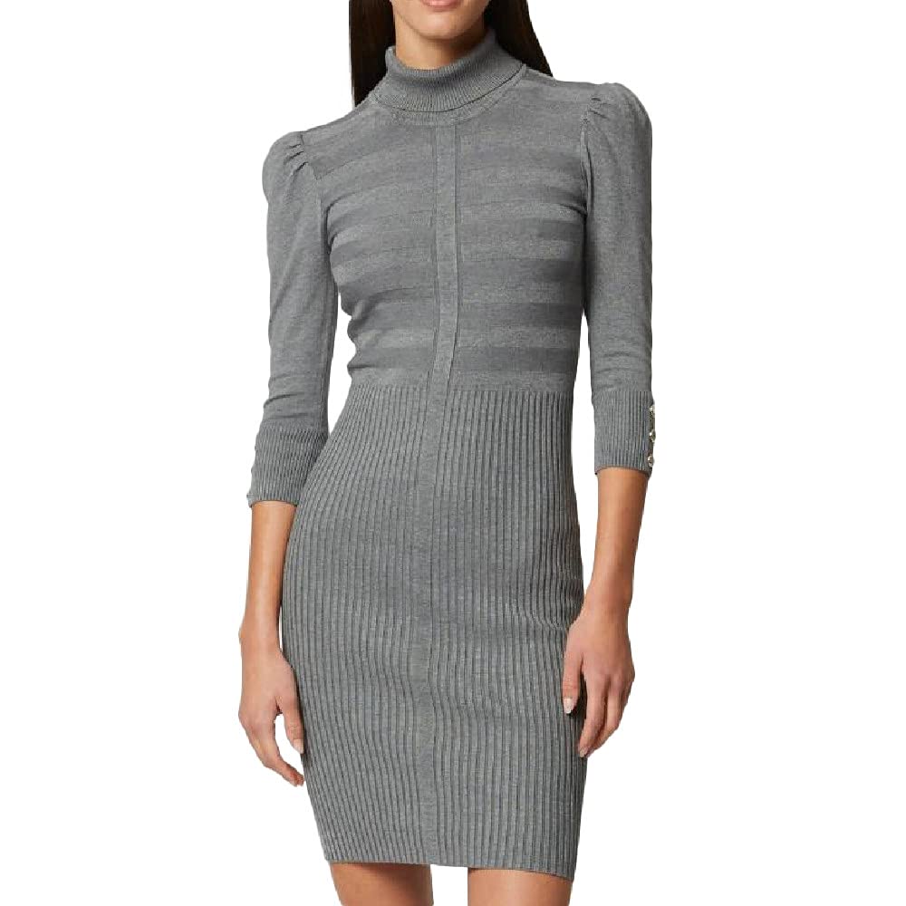 Morgan Damen Trico Kleid mit Langen Ärmeln, 212 Rmto Robe