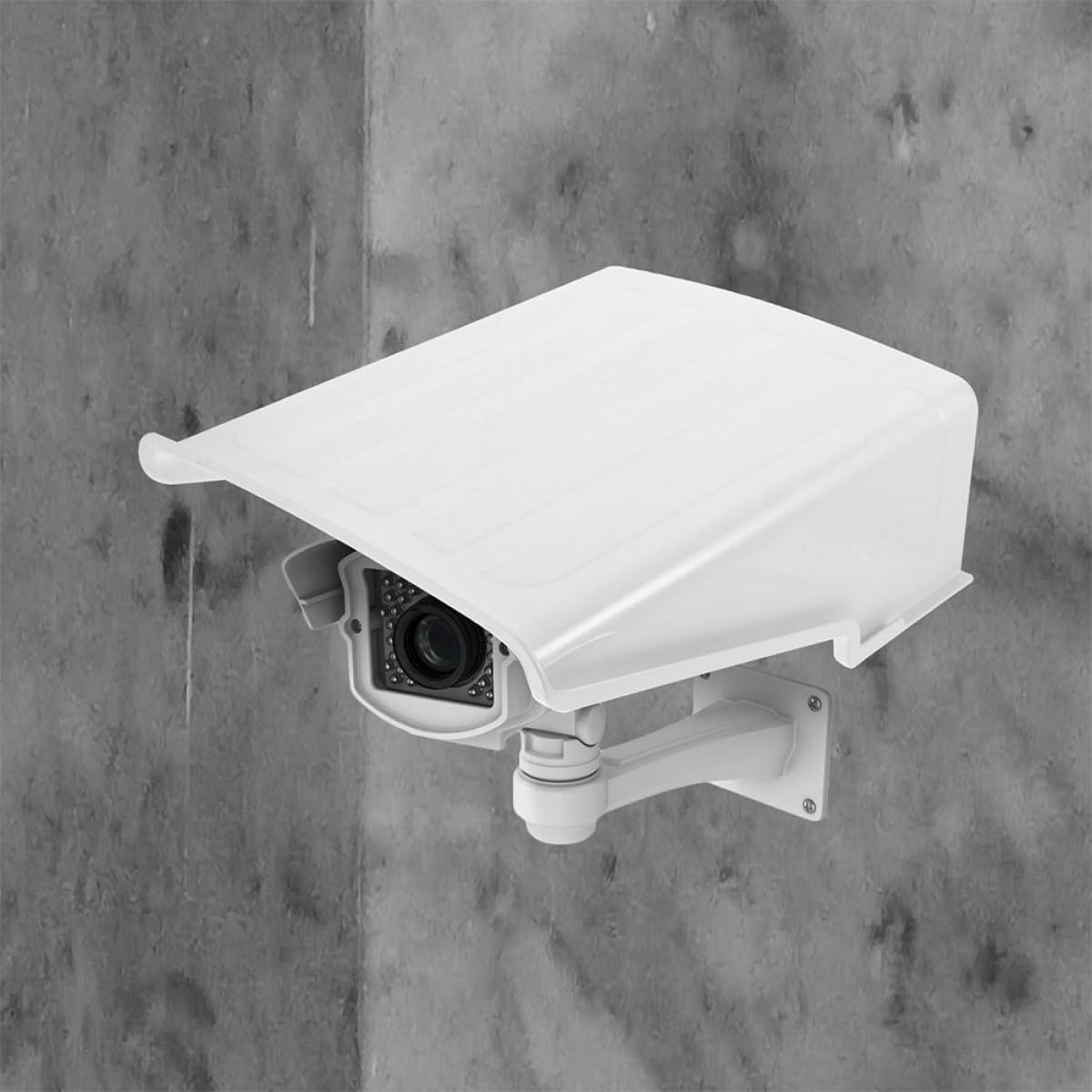 BESPORTBLE Copertura 2 Esterna Telecamera e Antipioggia Sicurezza di Prolunga in Plastica Bianca, Protezione Solare Antipolvere Pezzi Durata della Fotocamera