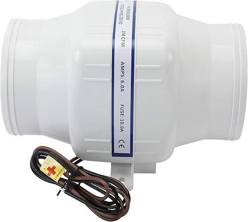 Miniatura 2 de YaeMarine Marine Boat 12v eléctrico 4 "soplador de aire de sentina en línea soplador de sentina en línea soplador de motor de barco soplador 270CFM