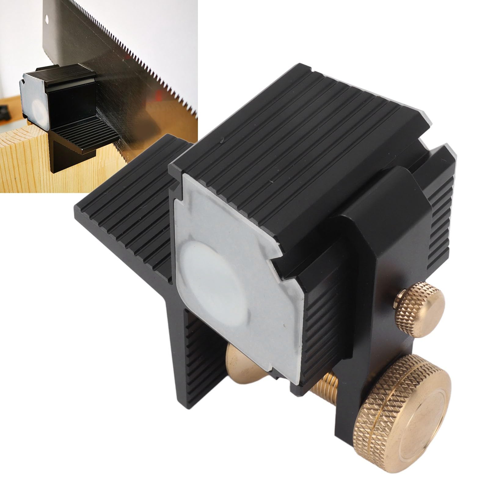 Magnetische zwaluwstaartzaag van aluminiumlegering, hoge precisie, maatverhouding 1:7, veelzijdig inzetbaar, met geleiderail voor handmatige en mechanische bewerking