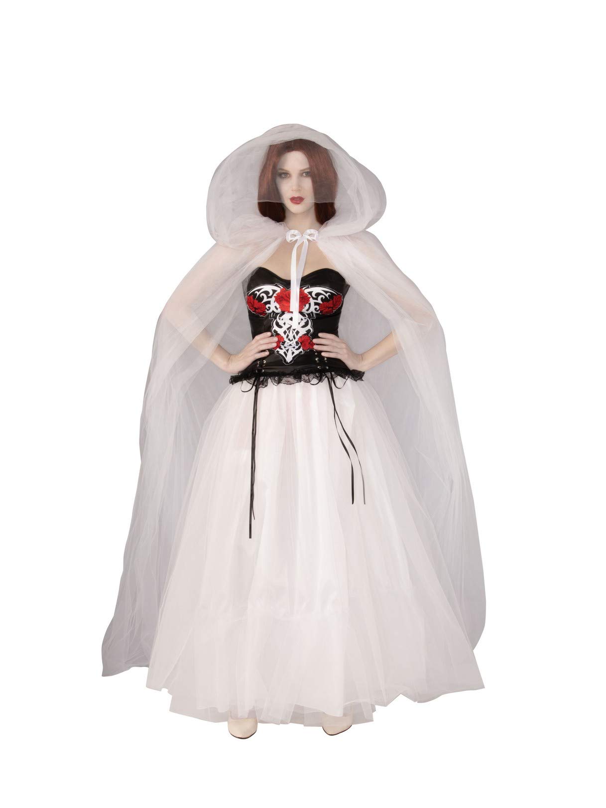 Ethereal falda de tul blanco para mujer