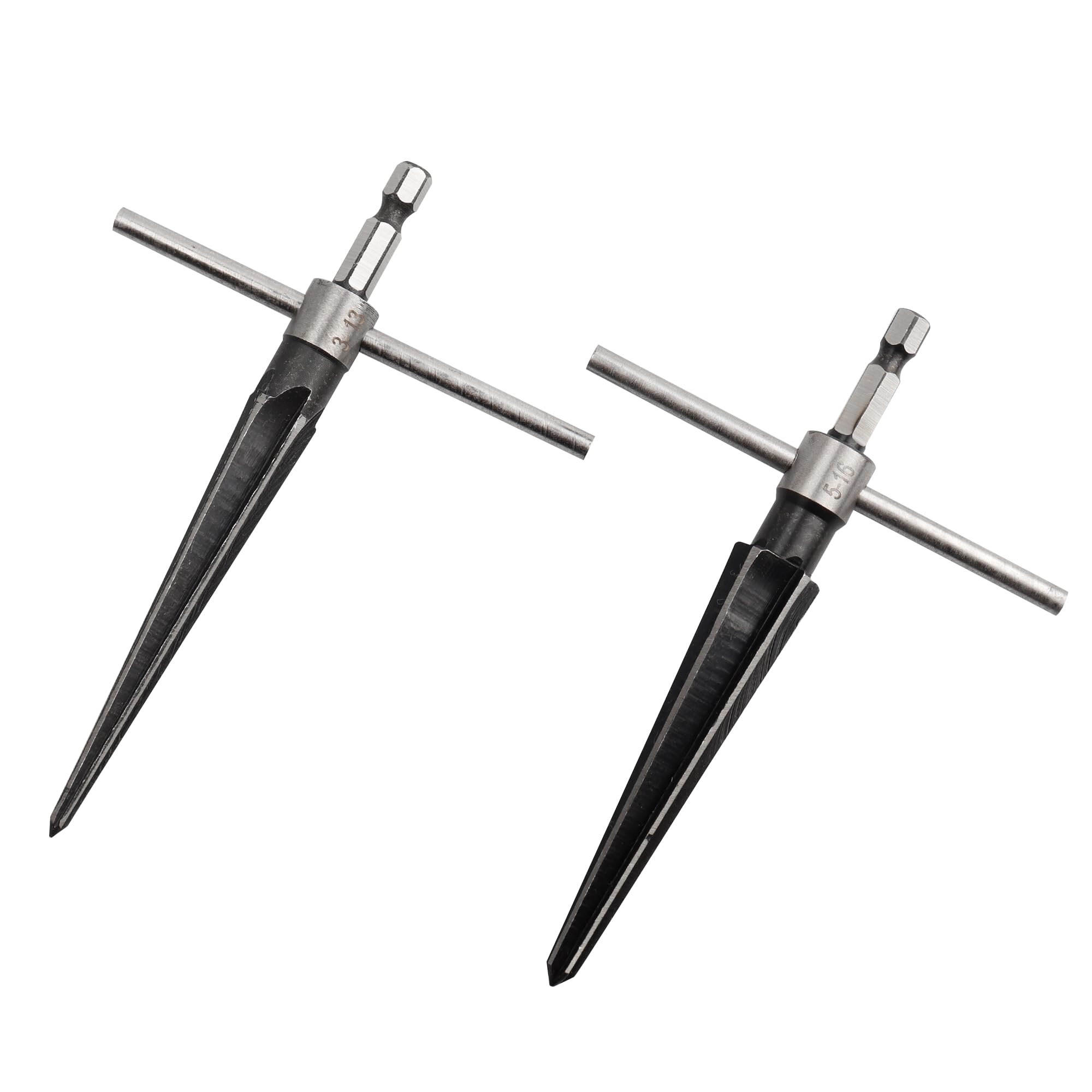 T Handle Reamer Set - Guitar Bridge Pin Hole Tools -1 T Handle Reamer Set - Guitar Bridge Pin Hole Tools -1