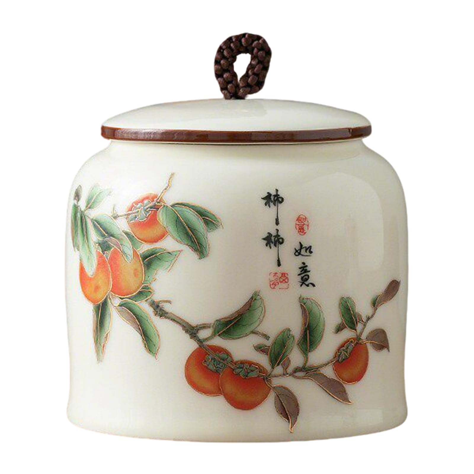 DQZRTUECA Ceramic Airtight Lid Tea Canister