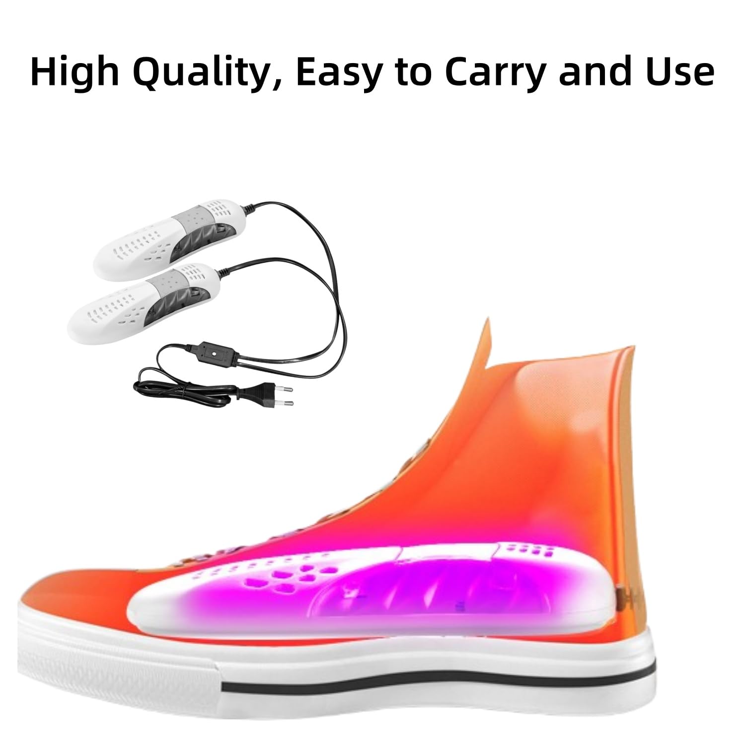 Secador Zapatos, Zapatos Calentador, Secador de Pies, Secador de Botas Eléctrico, Desodorante con Olor Deshumidifica el Dispositivo Calentador de Zapatos, Portátil del Hogar Eléctrico