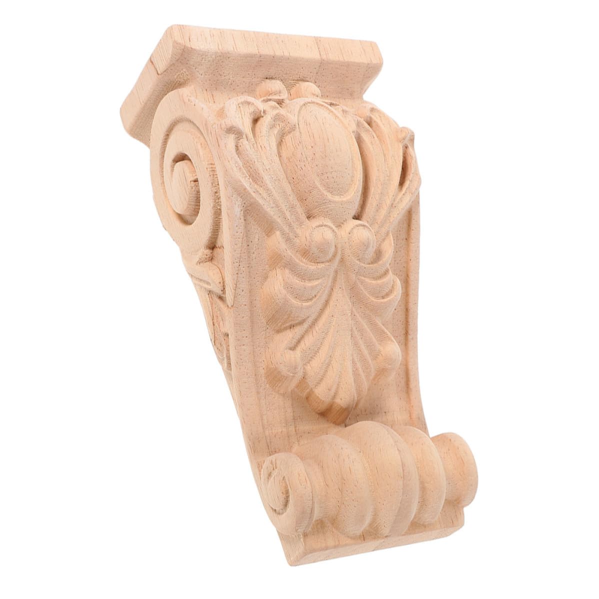 Ménsula de madera para decoración clásica Healeved columna romana duradera 8
