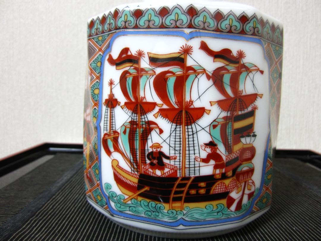 Amazon.co.jp: 伝統工芸 有田焼 伊万里焼南蛮 オランダ船オランダ人の 