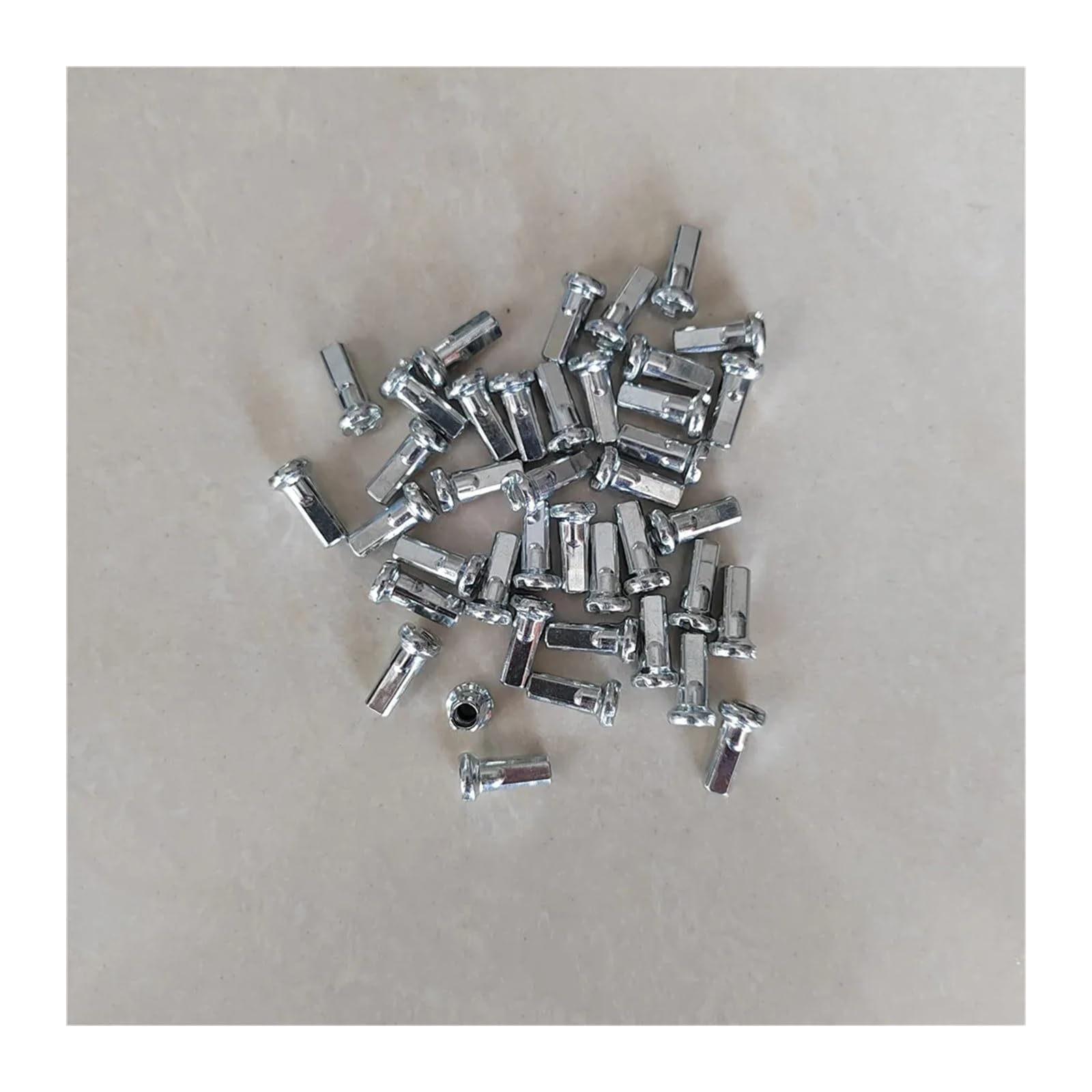12G Diametro 2,5mm for Raggi Bicicletta Lunghezza 170-305mm Acciaio 40PZ con Nippli