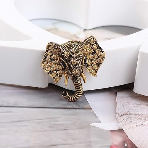 Miniatura 5 de Broches bonitos de animales chapados en oro rosa y platino broche de cristal brillante completo broche de ojo de gato rosa