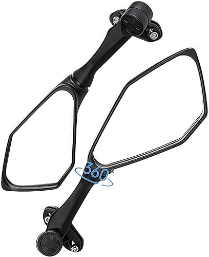 Miniatura 3 de Espejo retrovisor de motocicleta compatible con Ninja 400 2018-2022 y Ninja 250 300 ZX 6R 636 300R EX300 ABS 2011-2018
