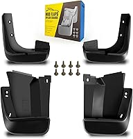 Vista 34 de Aleta de lodo Compatible con 2009-2010 Do-dge Ram 1500/2500/3500, 11-18 Ram 1500/2500/3500, Compatible con ruedas traseras simples, No es compatible