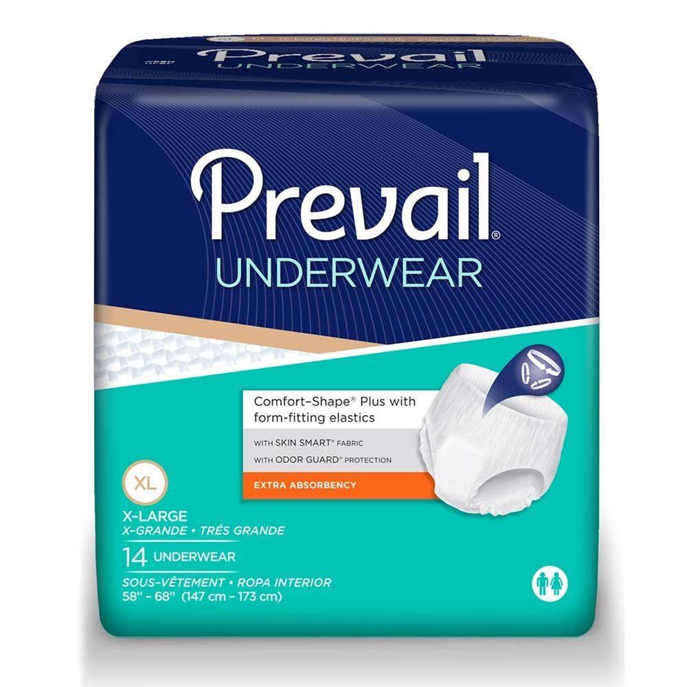 Prevail Extra Absorbency Incontinence Underwear Extra Large, 14-Count