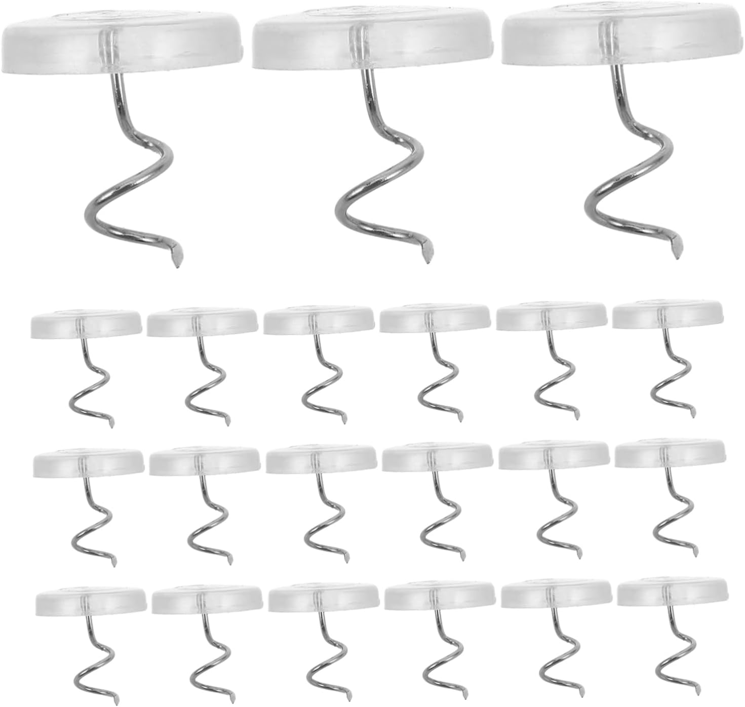 OUNONA 100Pcs Twist Pins for Bed Skirts and Upholstery Fasteners for Effortless Application for Sofa and Furniture Covers Head Design