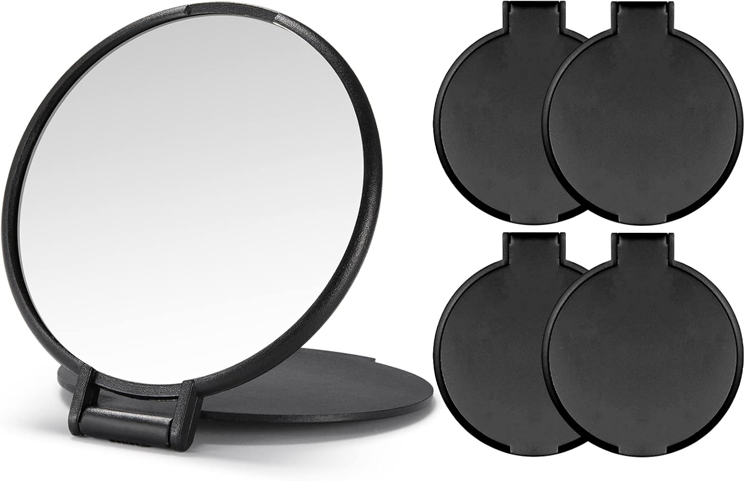 Qislee Compact Mirror Bulk, Round Makeup Mirror for Purse