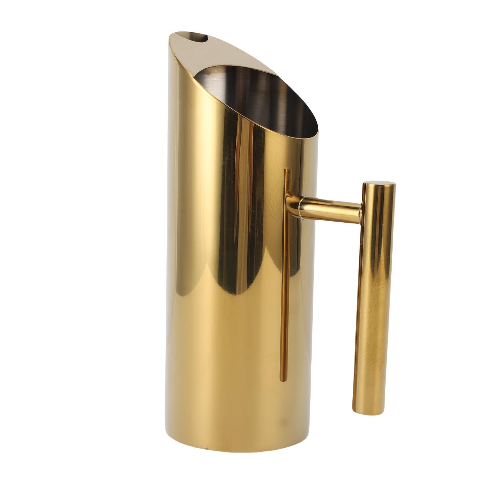 Pichet en métal 304 durable finition dorée haut de gamme pour la table