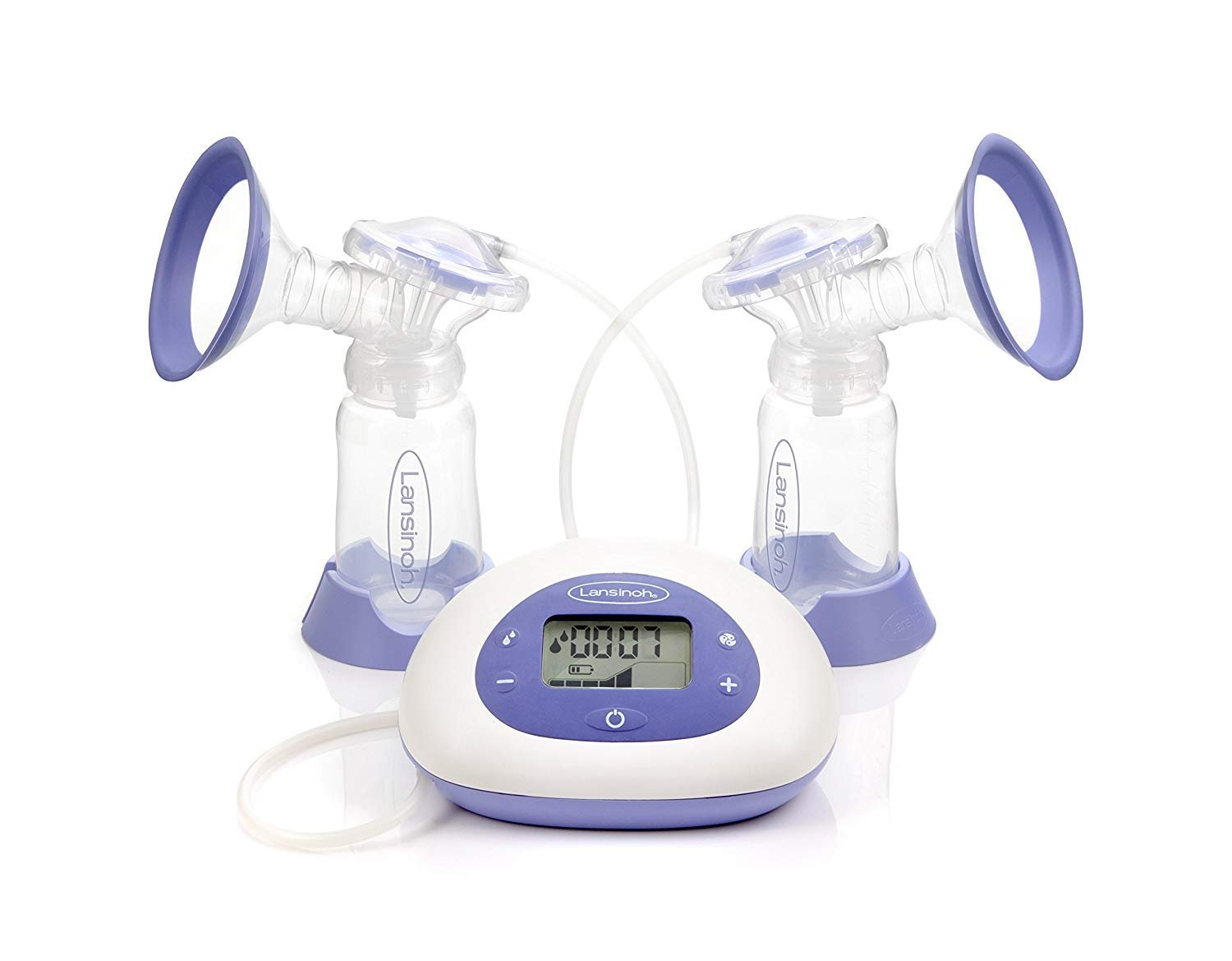 Lansinoh 2-in-1 Affinity Pro Electric Breast Pump, Purple