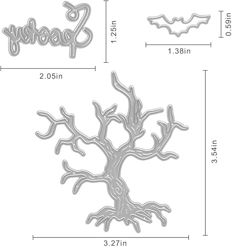 Miniatura 7 de Hying Troqueles de Halloween para hacer tarjetas, murciélagos, calabaza, araña, troquel, para álbumes de recortes, papel, manualidades, decoración,