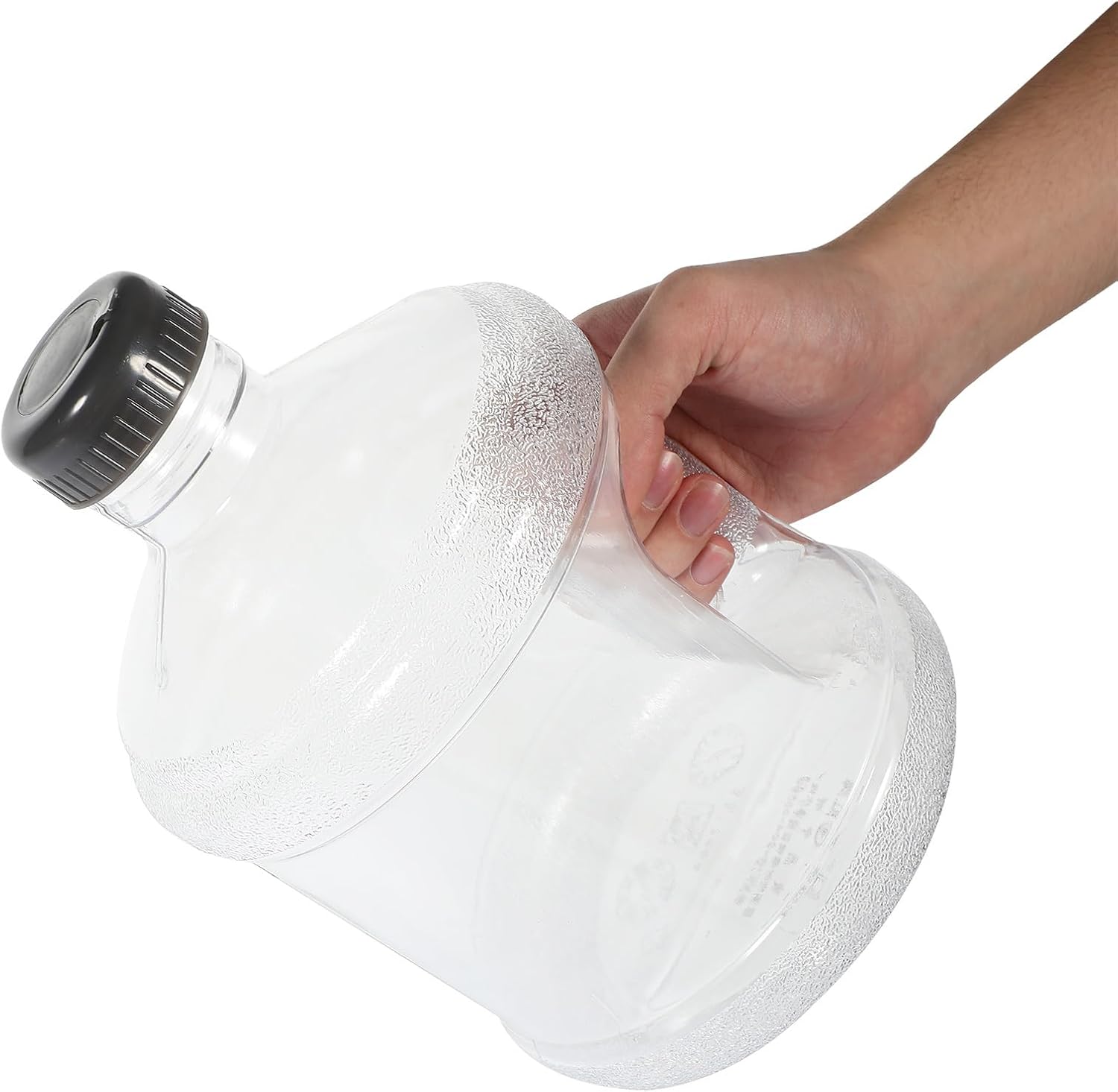 Cabilock 3L Water Jug with Lid and Handle, Reusable Portable Gallon Water Bottle for Outdoor Sports Fitness Gym Hiking