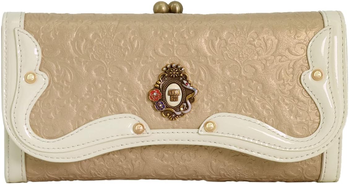 Amazon | [ANNA SUI] [アナスイ] 長財布 がま口 本革 レディース